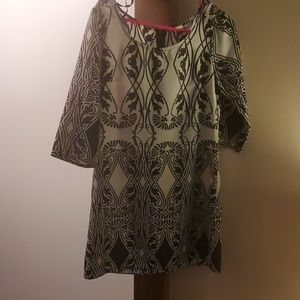 Black/ grey Pattern dress